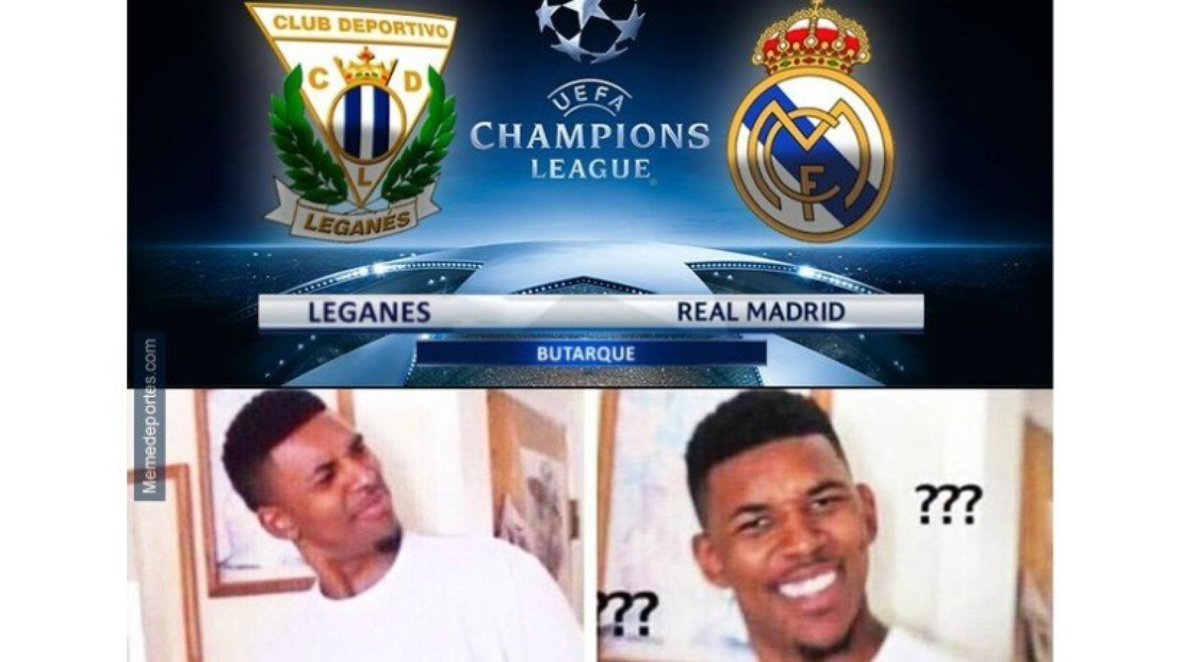 Meme del Leganés-Real Madrid