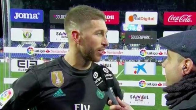 Ramos habla tras el partido