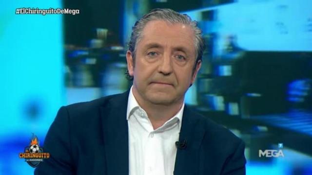 Pedrerol, en El Chiringuito. Foto: Twitter (@elchiringuitotv)