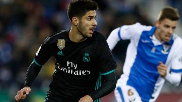 Marco Asensio, contra el Leganés