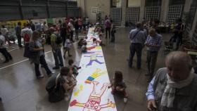 Profesores, padres y alumnos en una escuela de Barcelona durante los días anteriores al 1-O.