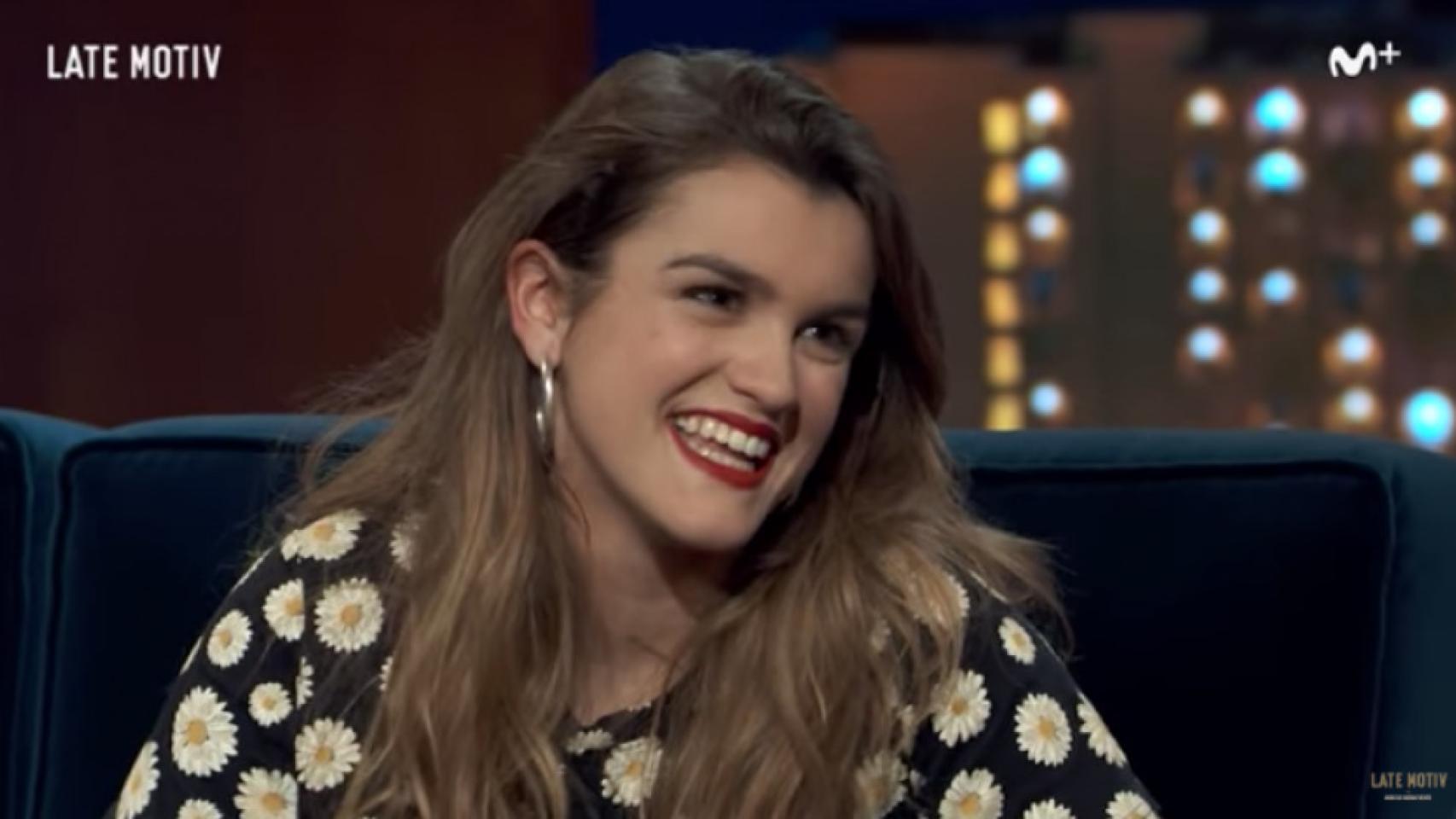 Amaia Romero en 'Late motiv'