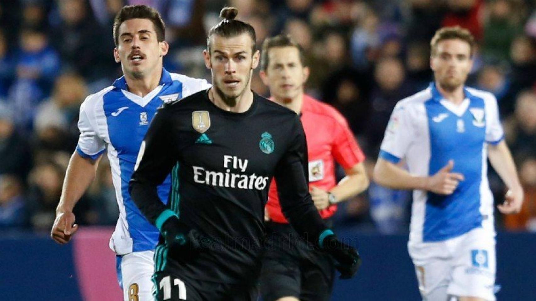 Gareth Bale, en Butarque