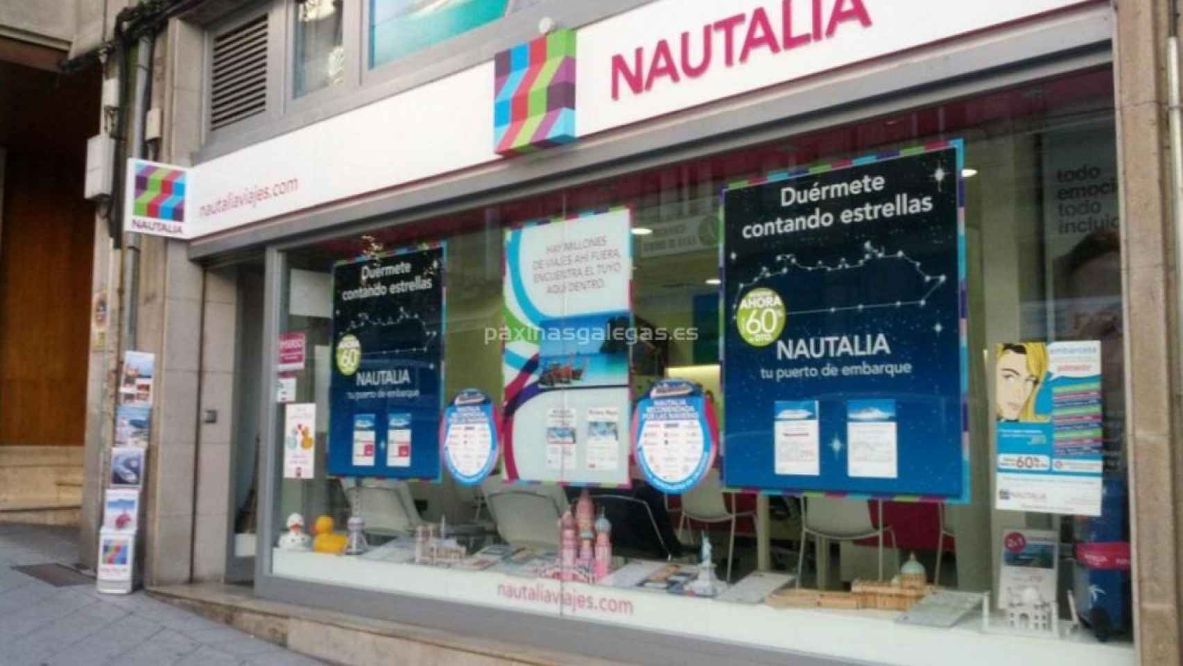 Agencia de viajes de Nautalia.