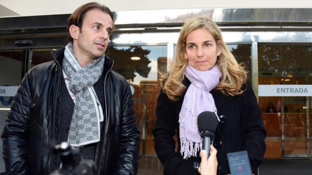 Arantxa Sánchez Vicario y Josep Santana.