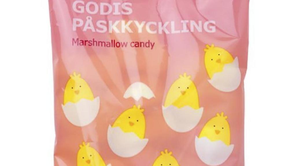 Una bolsa de gominolas GODIS PÅSKKYCKLING.