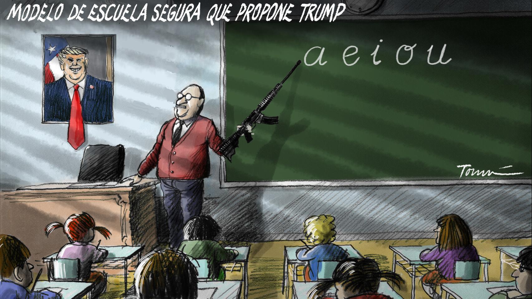 La escuela segura de Trump.