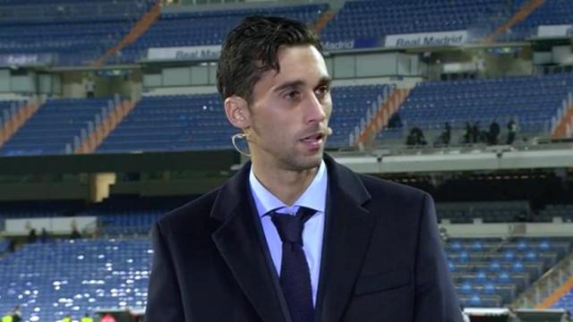 Álvaro Arbeloa, en el Santiago Bernabéu