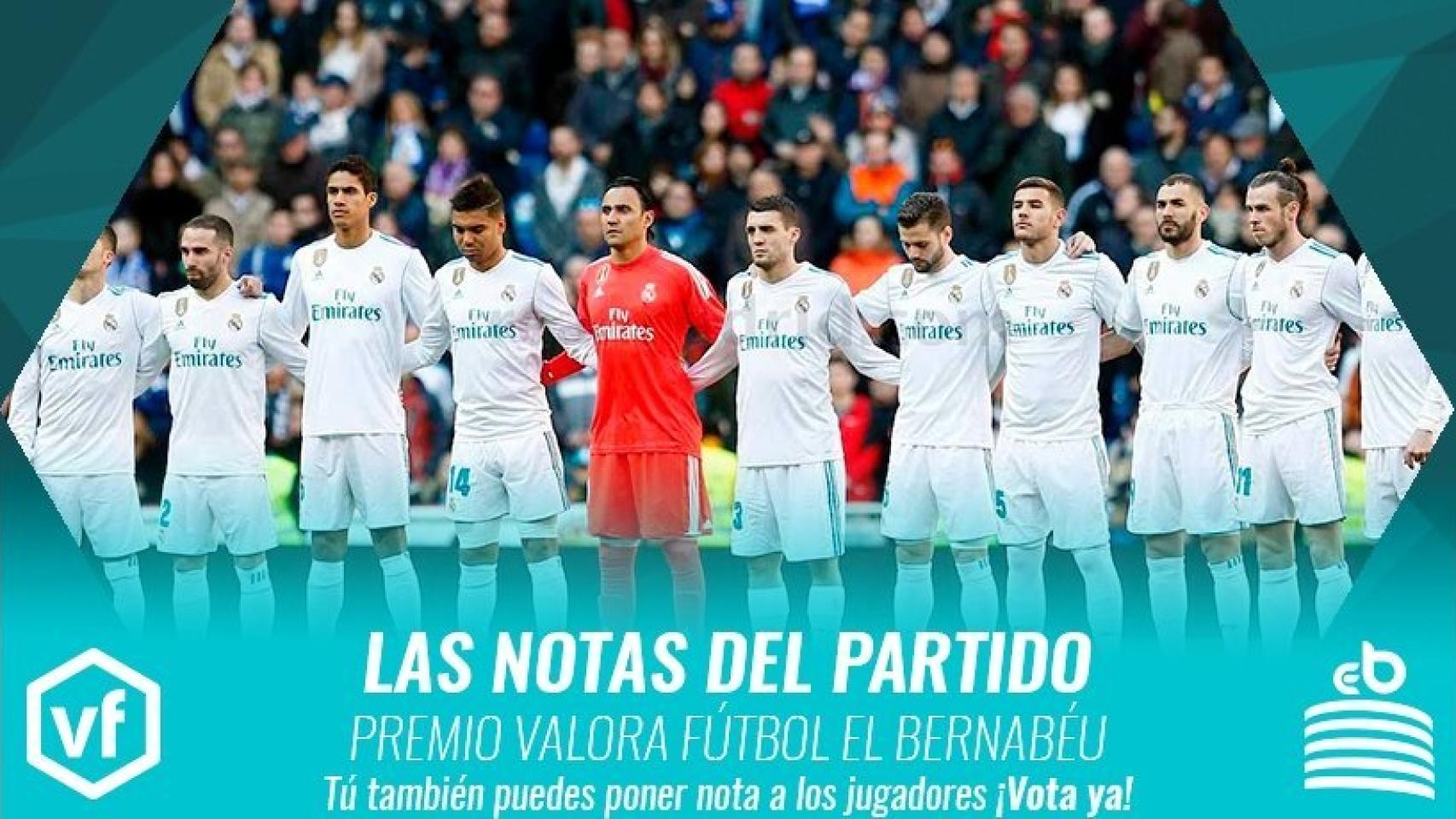 Las notas del Real Madrid - Alavés