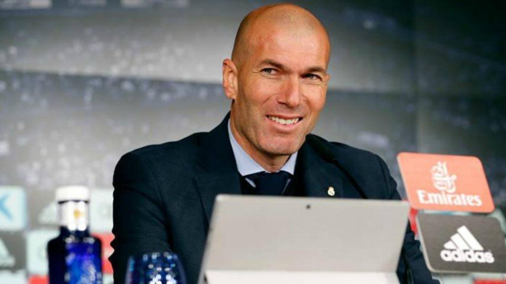 Zidane, en rueda de prensa