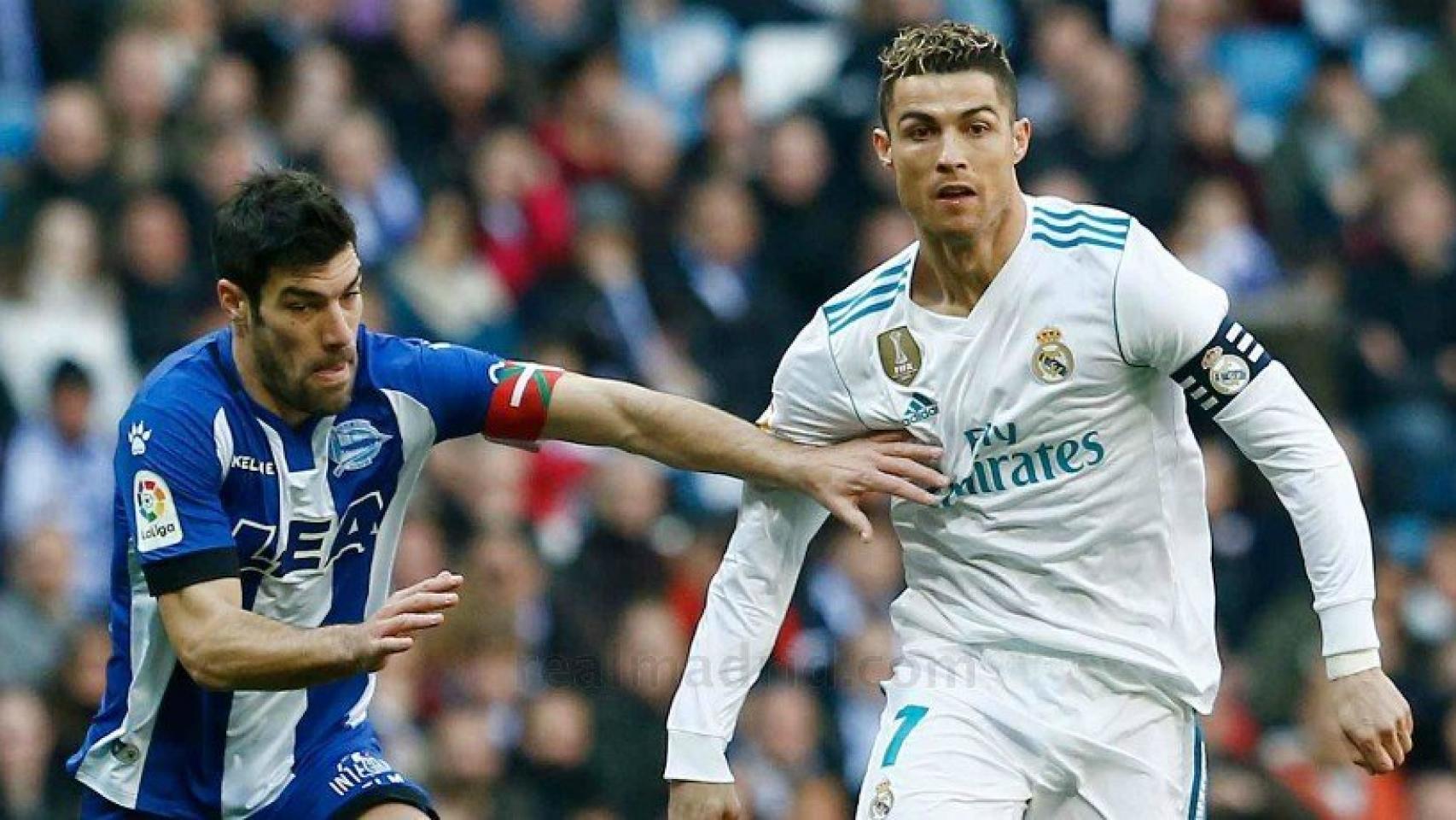 Cristiano Ronaldo, contra el Alavés