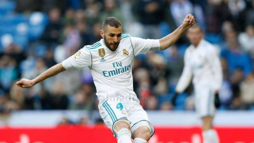 Benzema, en el Real Madrid - Alavés