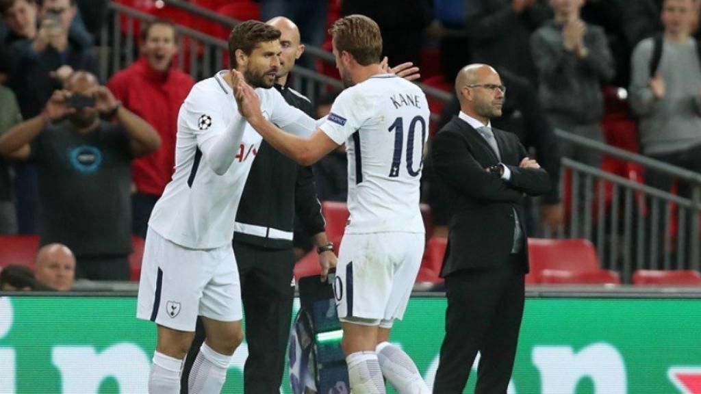 Llorente y Kane. Foto. tottenhamhotspur.com