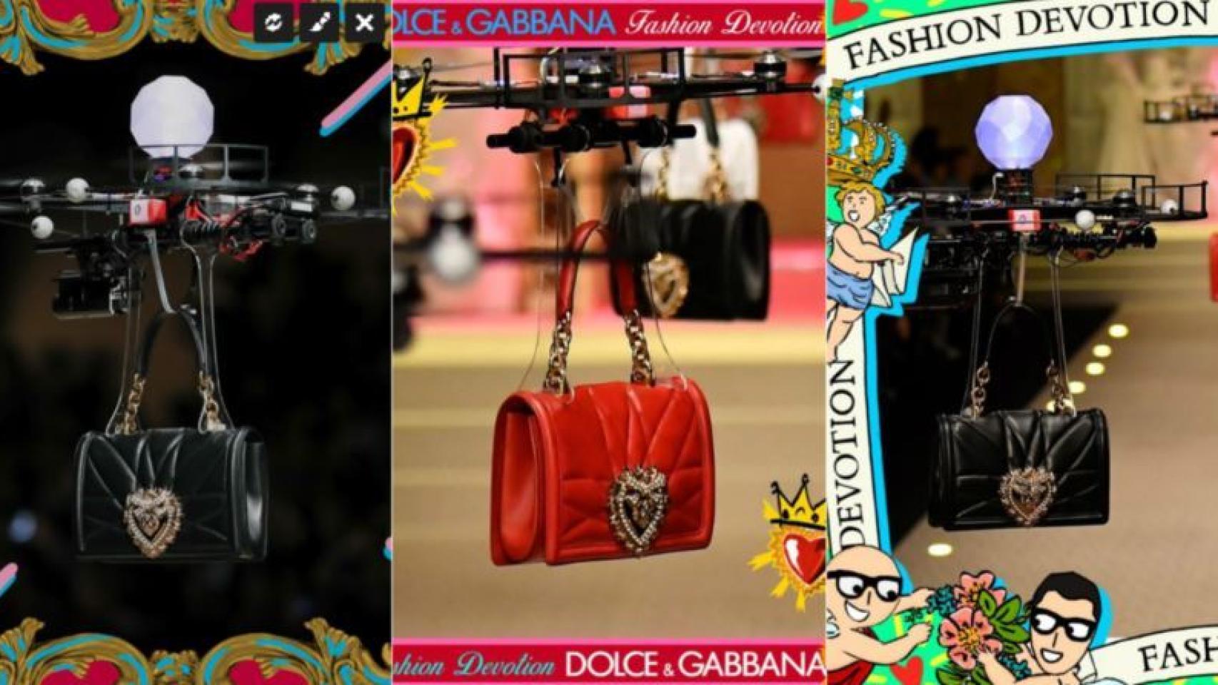 El desfile más moderno de Dolce & Gabanna en un montaje.