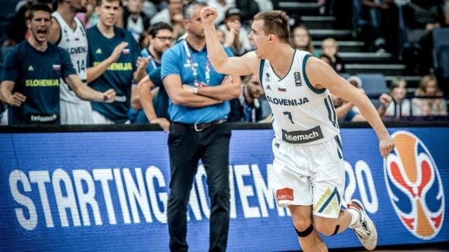 Klemen Prepelic durante el Eurobasket con Eslovenia. Foto: fiba.com