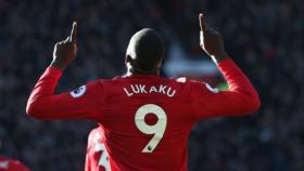 Lukaku celebra un gol con el United. Foto: Twitter (@manutd).