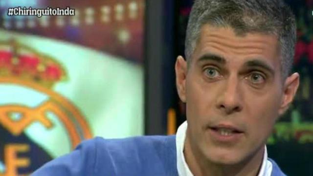 José Luis Sánchez, en El Chiringuito. Foto: Twitter (@elchiringuitotv)