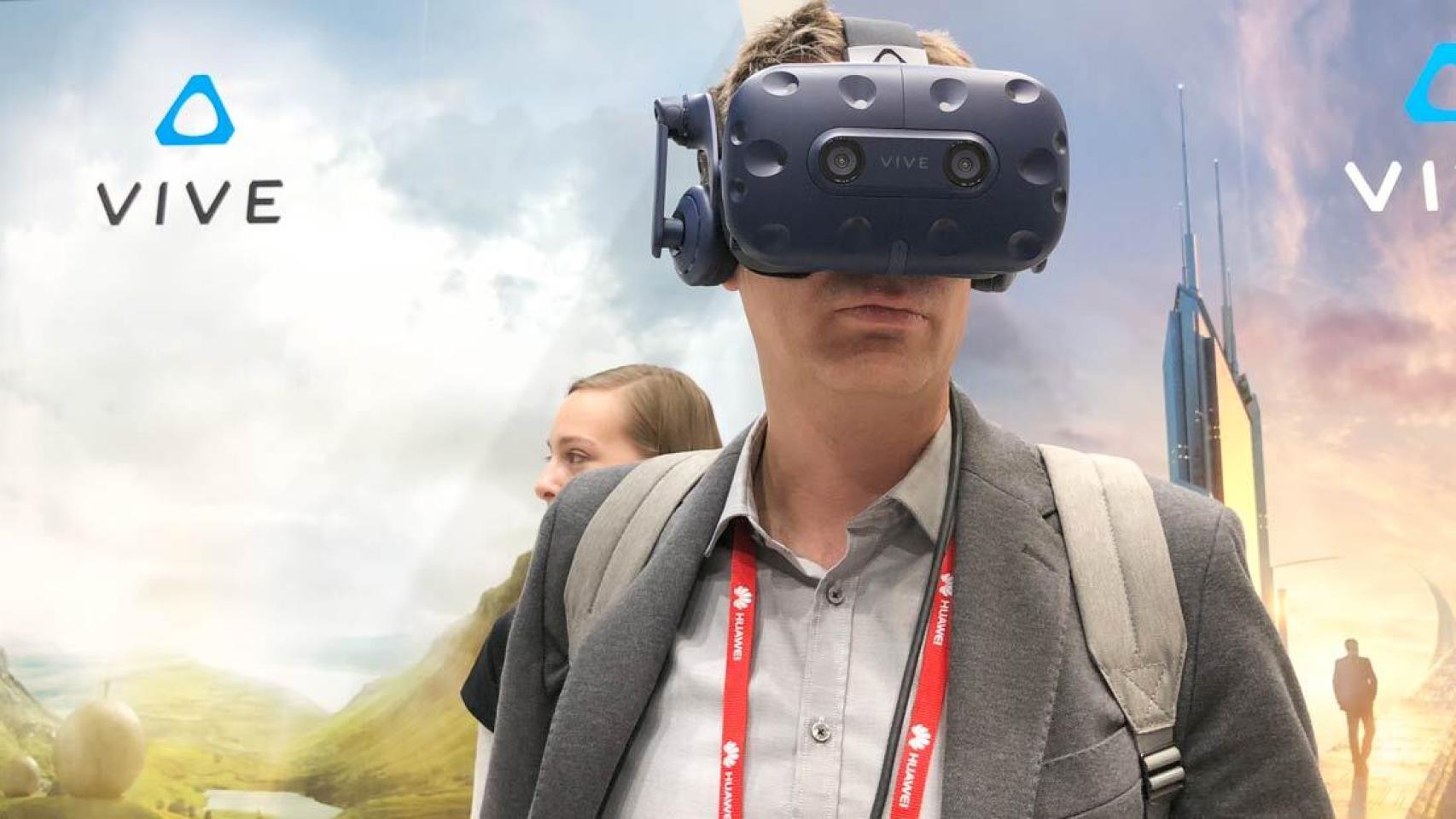 Probamos la última realidad virtual de HTC VIVE en el MWC 2018