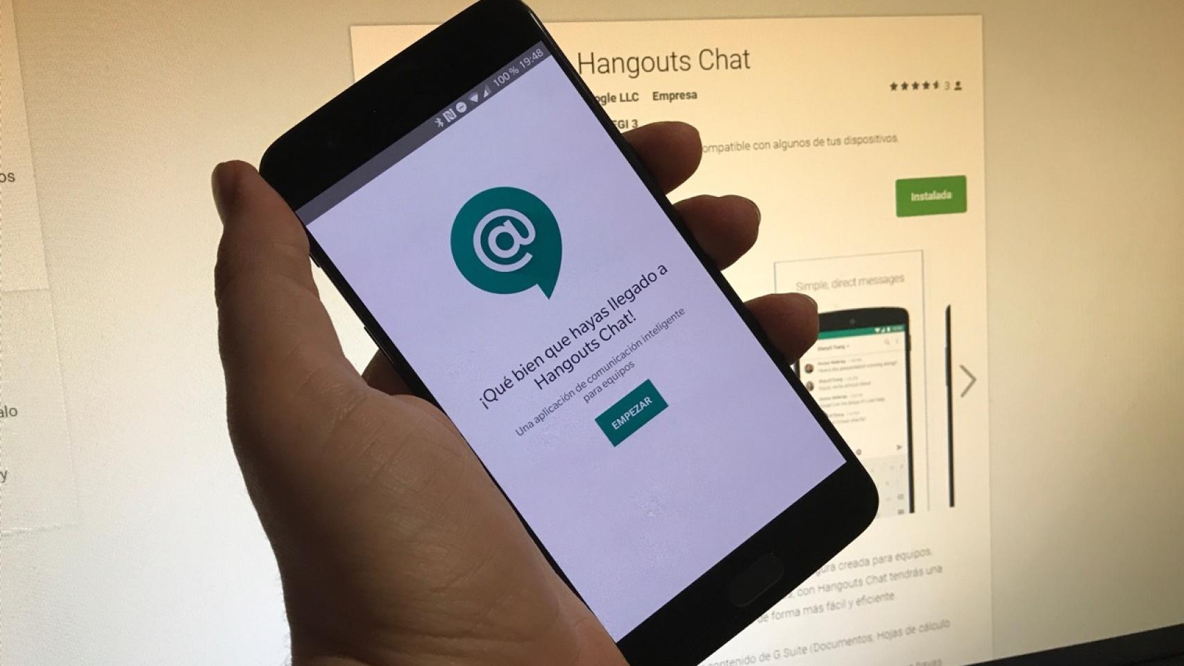 Google Hangouts ya es una aplicación de mensajería para el trabajo