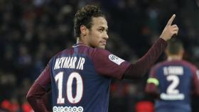 Neymar, celebrando un gol con el PSG. Foto: psg.fr