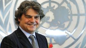 Moragas presenta sus credenciales como nuevo embajador de España ante la ONU.