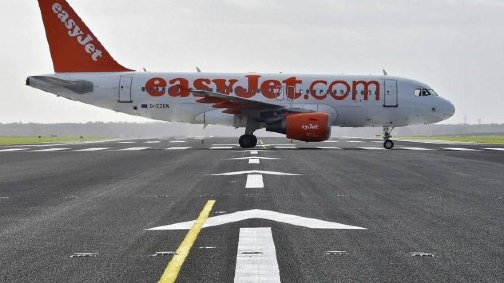 Un avión de easyJet.