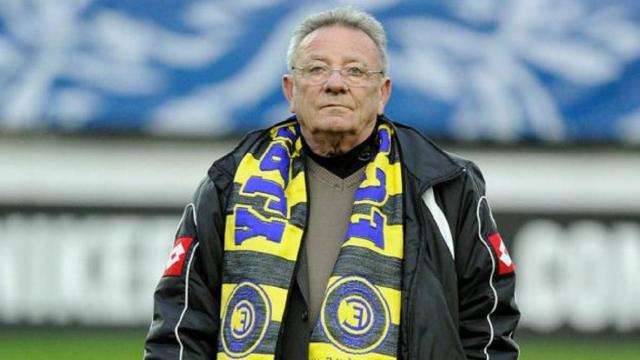 Walter Luzi, fundador del Chambly, que falleció tras ver a su equipo lograr la gesta de llegar a las semifinales de Copa.