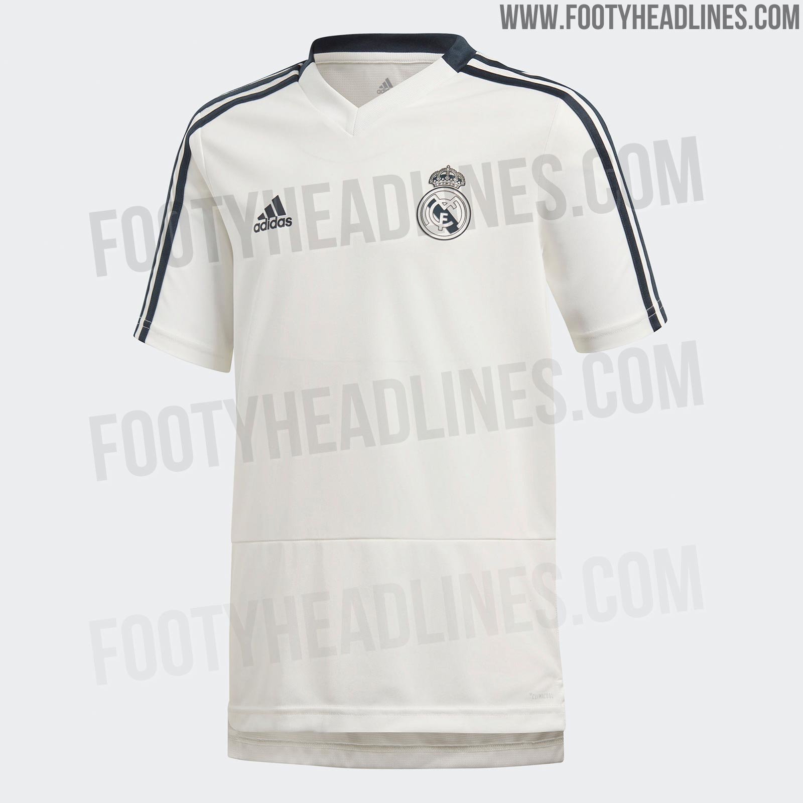 Se filtra la camiseta de entrenamiento del Real Madrid para la temporada 2018/2019