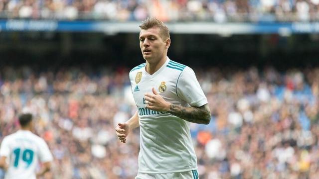 Kroos, en el Real Madrid - Sevilla. Foto: Pedro Rodríguez / El Bernabéu