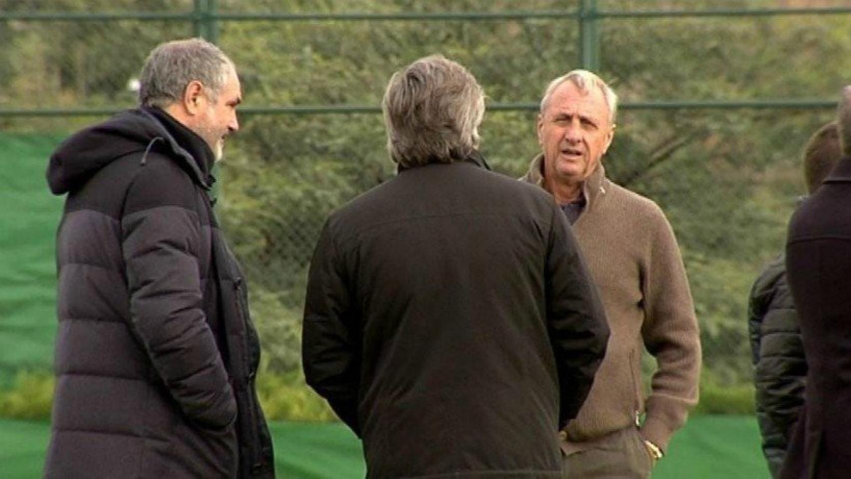 Zubizarreta y Cruyff. Foto: fcbarcelona.com