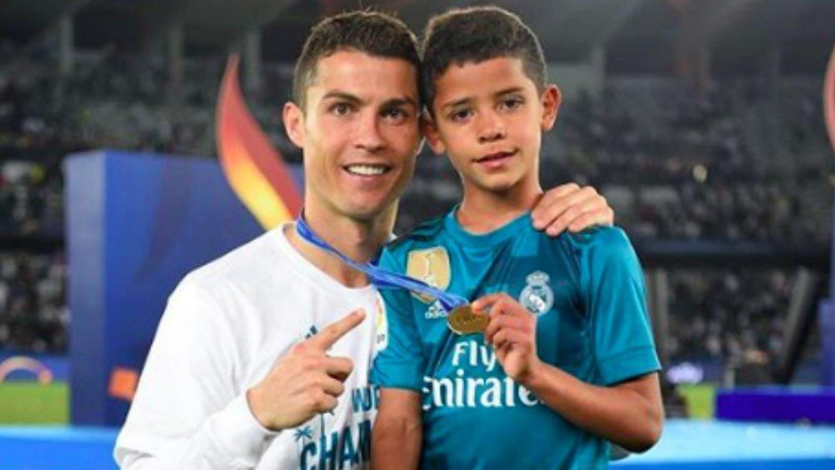 Cristiano y Cristiano Jr. Foto Instagram (@cristiano)