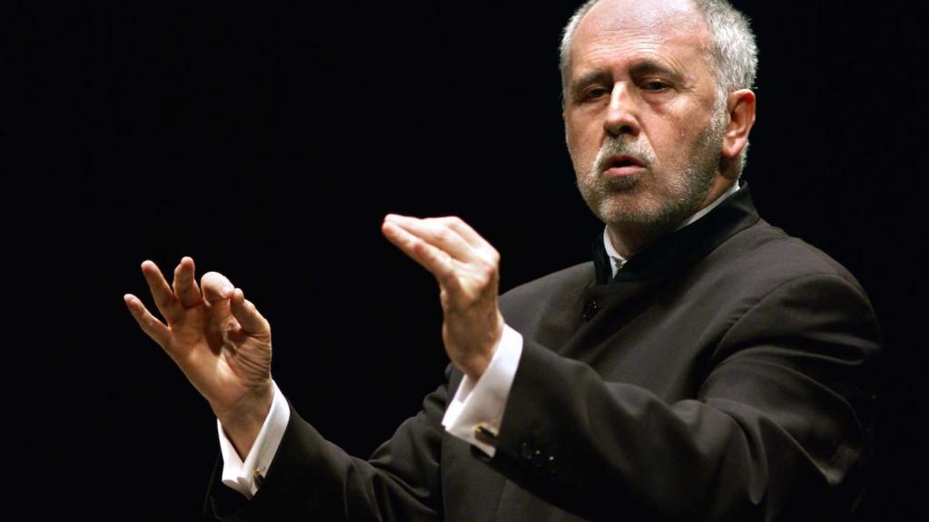 Jesús López Cobos, en el Teatro Real.