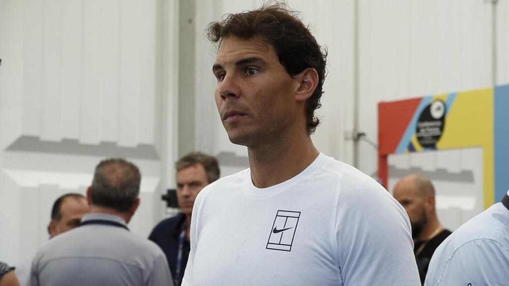 Nadal, en una rueda de prensa el pasado martes en Acapulco.