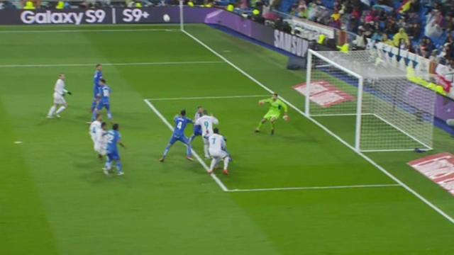 Gol anulado a Cristiano Ronaldo por un presunto penalti