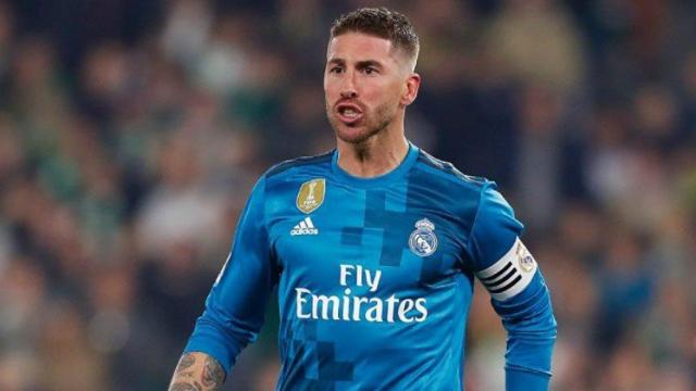 Sergio Ramos, en el Betis-Real Madrid