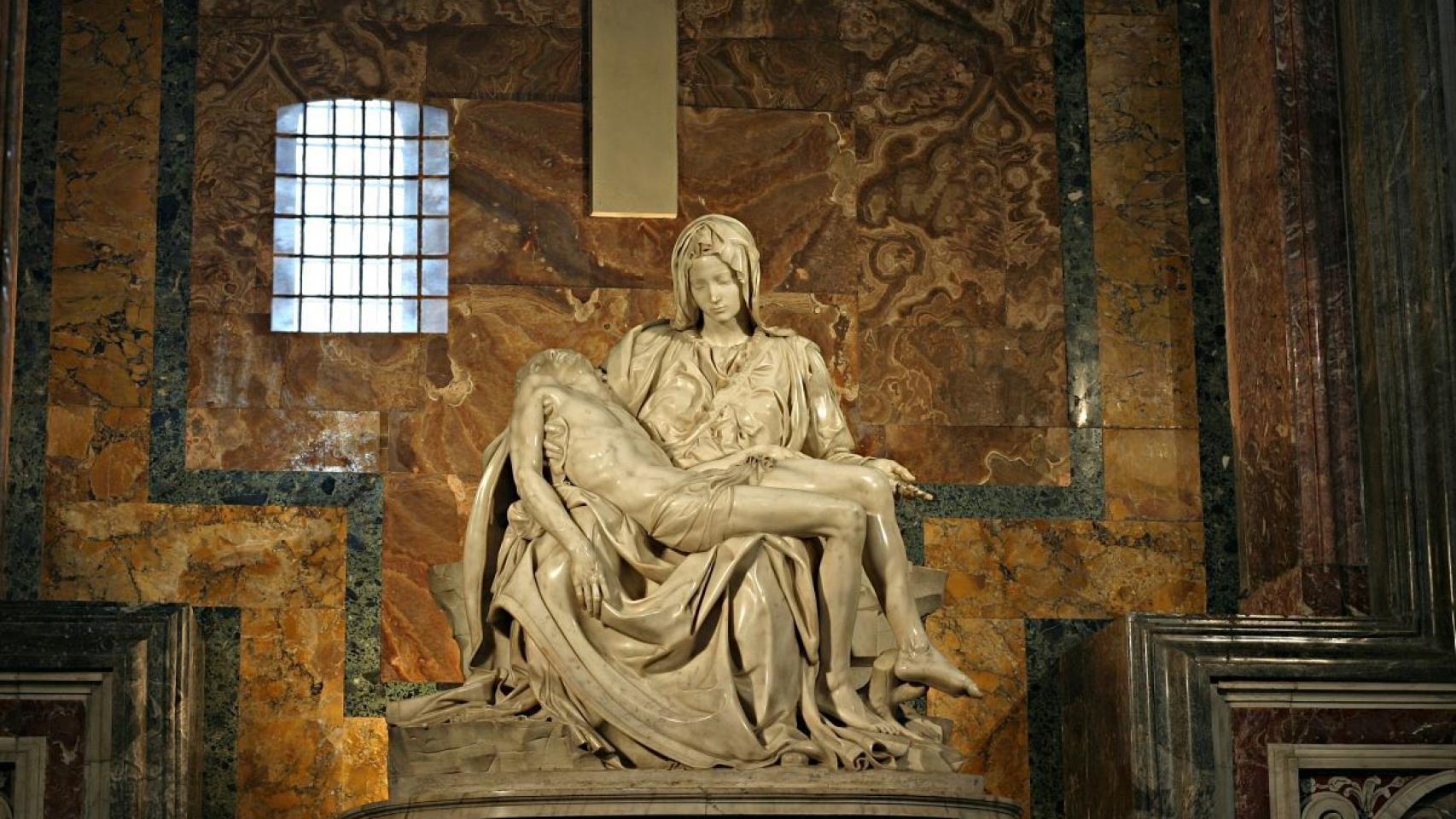 La Piedad, de Miguel Ángel, en el Vaticano.
