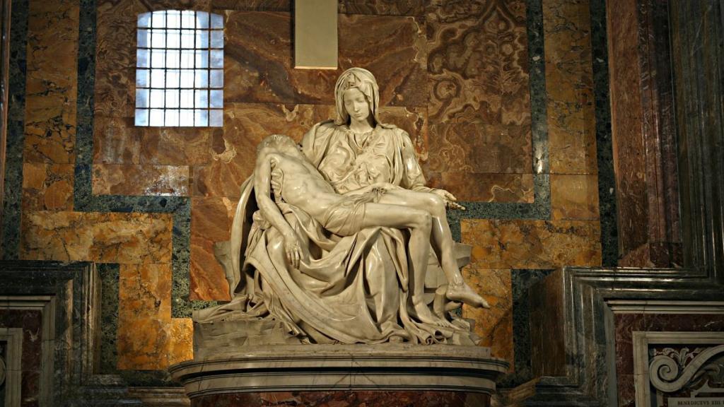 La Piedad, de Miguel Ángel, en el Vaticano.