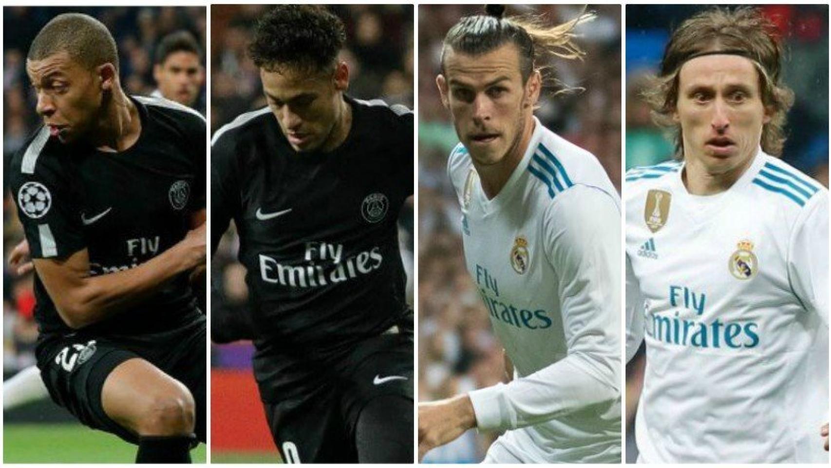 Los cambios de PSG y Real Madrid tras la ida