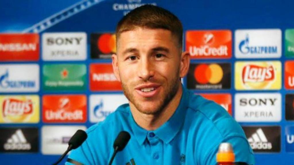 Sergio Ramos en rueda de prensa