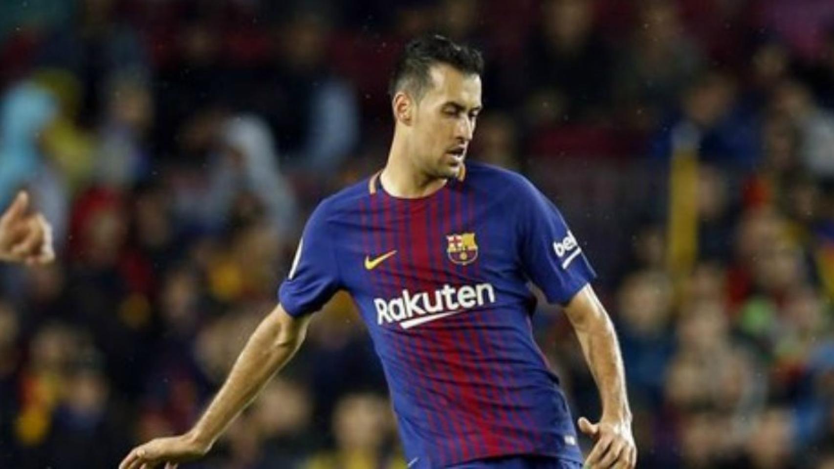 Busquets, en un partido con el F.C. Barcelona. Foto: fcbarcelona.cat