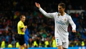 Cristiano Ronaldo celebrando un gol Foto: Pedro Rodríguez/El Bernabéu