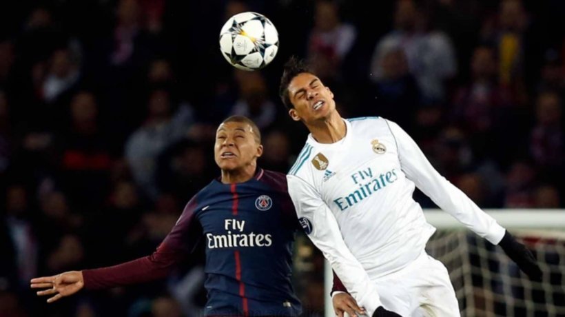 Varane y Mbappé