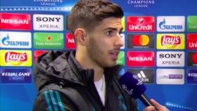 Asensio en zona mixta