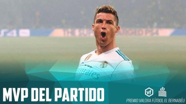 Cristiano Ronaldo, MVP del PSG - Real Madrid