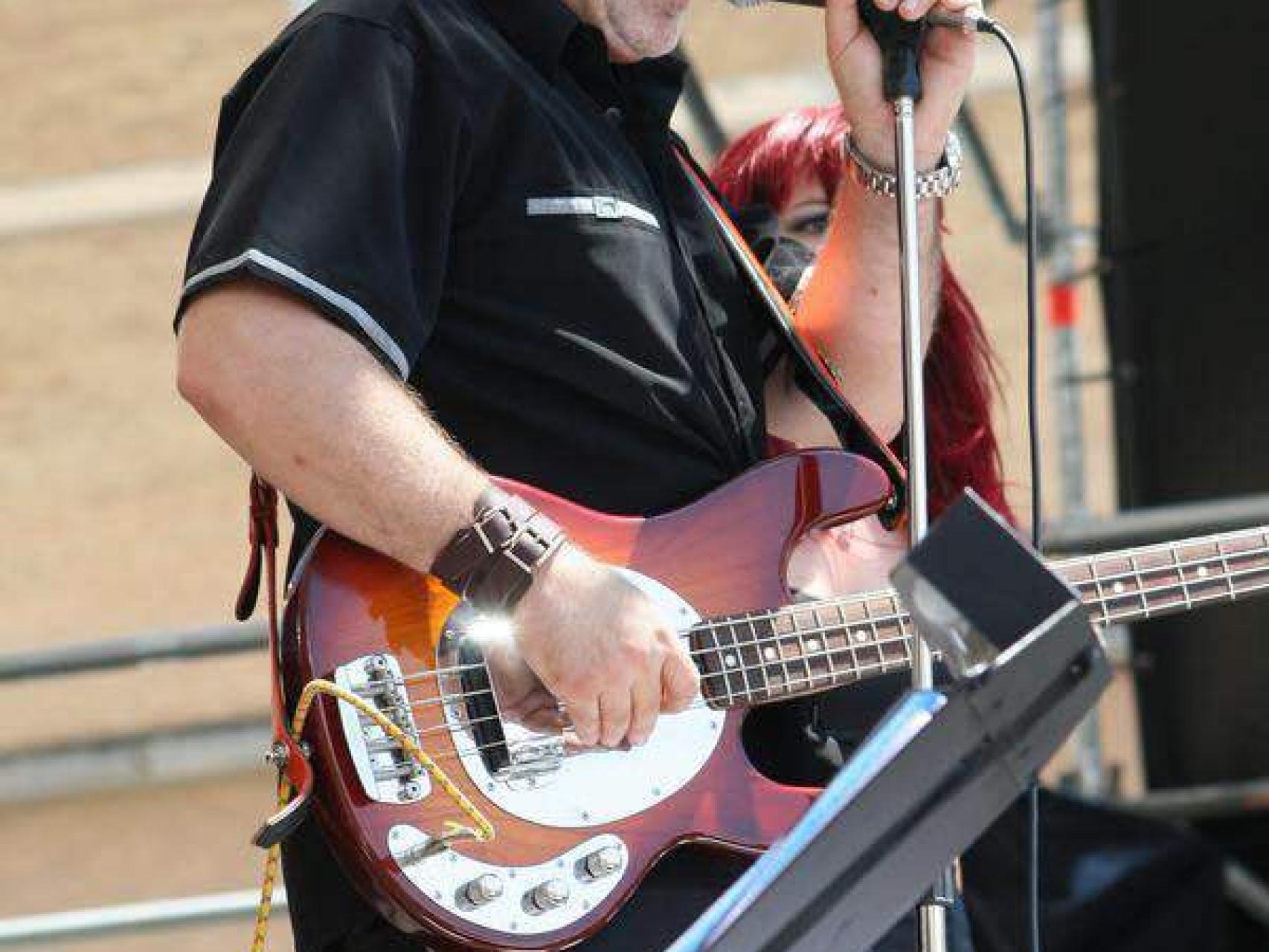 Karl Jacobi en una actuación de su banda Group 66