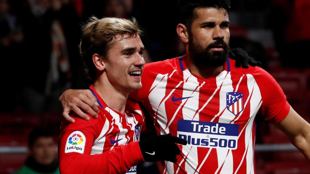 Griezmann y Diego Costa estarán ante el Lokomotiv.