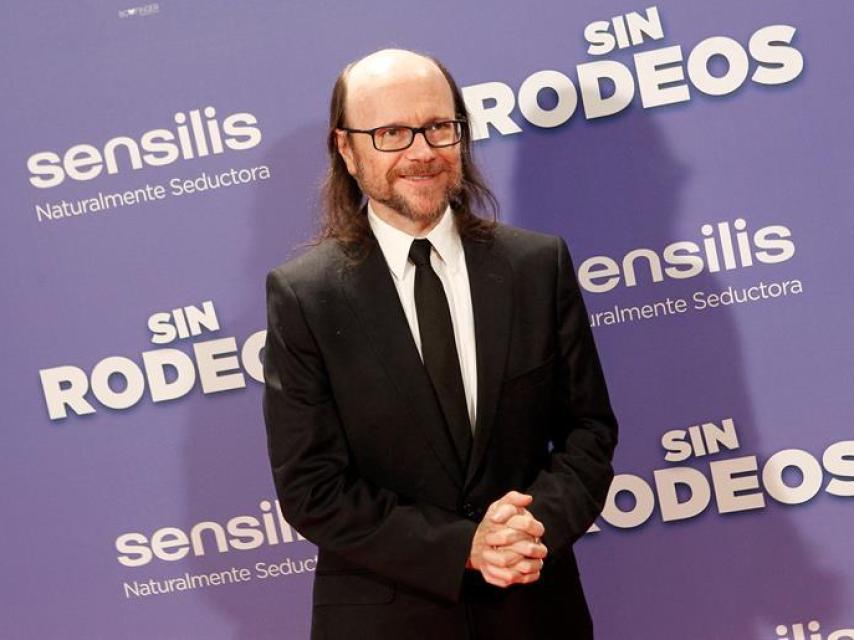 Santiago Segura en el estreno de Sin rodeos.