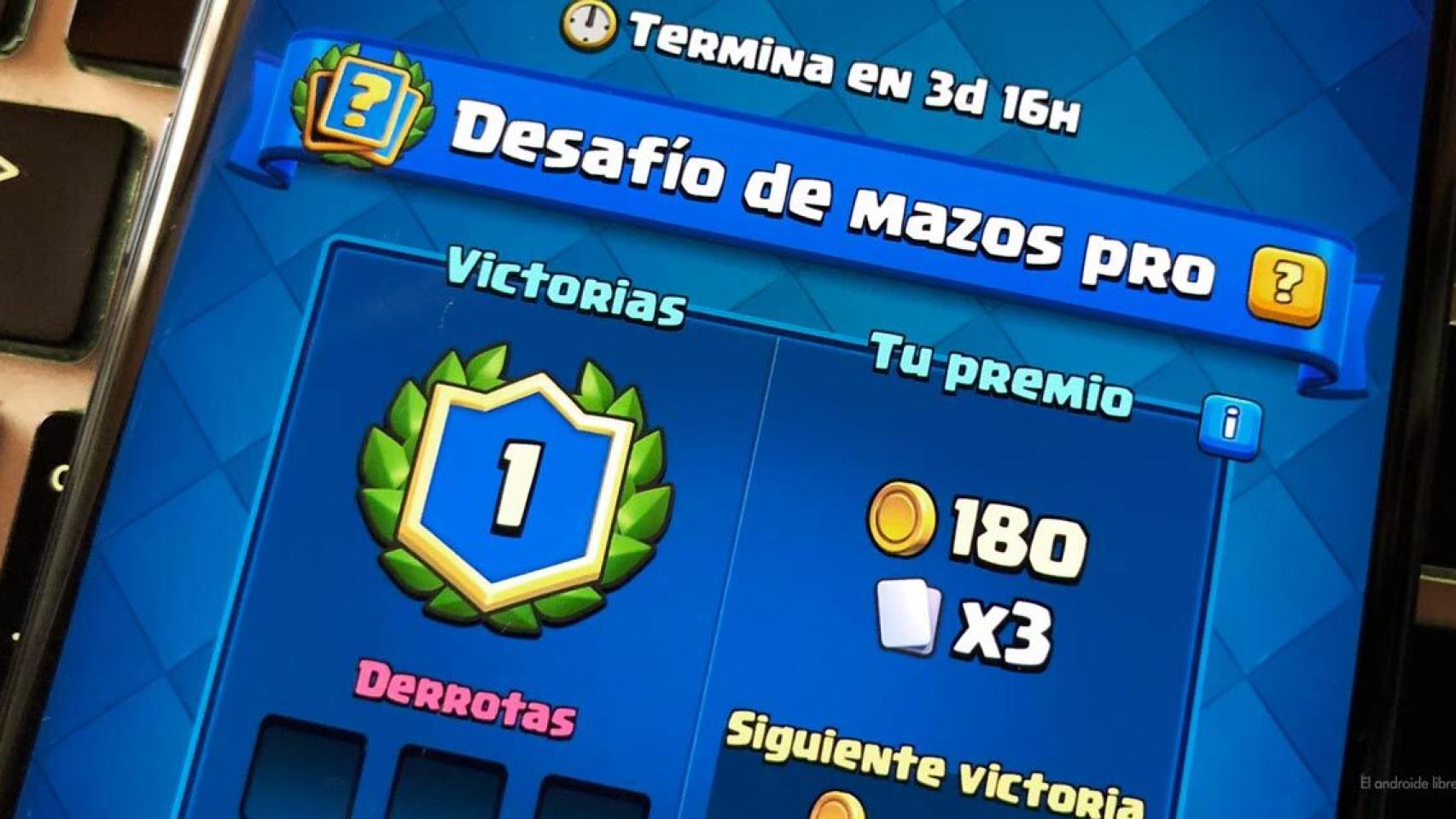 Clash Royale estrena desafío de mazos pro para inaugurar la nueva liga