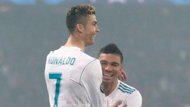 Cristiano y Casemiro marcan al PSG