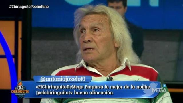 Loco Gatti en El Chiringuito. Foto: Twitter (@elchiringuitotv)